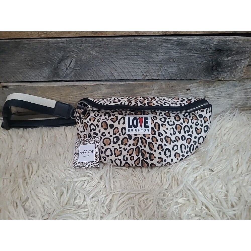 BRIGHTON Wild Cat Belt Bag Fanny Pack NWT